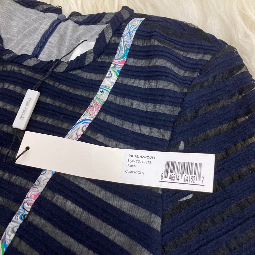 YIGAL AZROUËL Striped Mini Dress - Picture 7 of 11
